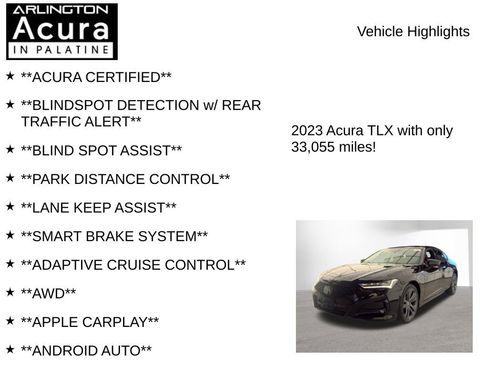 Used 2023 Acura TLX SH-AWD w/ A-SPEC Pkg image 7