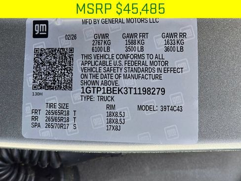 New 2026 GMC Canyon Elevation w/ Convenience Package RWD image 45