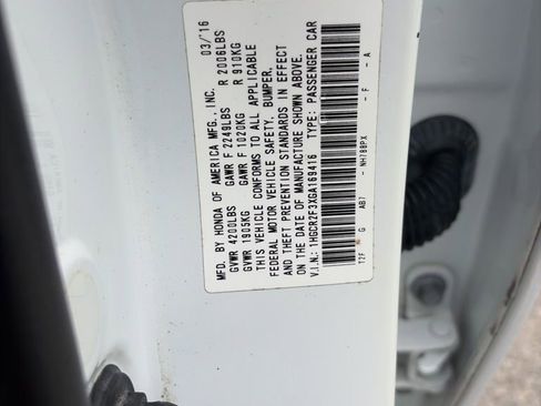 Used 2016 Honda Accord LX image 11