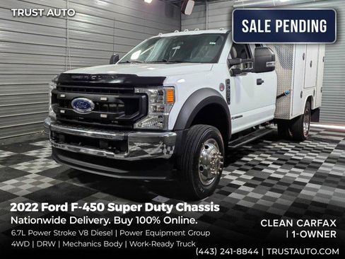 Used 2022 Ford F450 XL w/ Power Equipment Group image 1