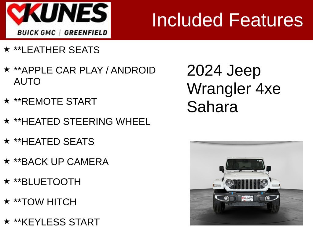 Used 2024 Jeep Wrangler Unlimited Sahara AWD/4WD image 2
