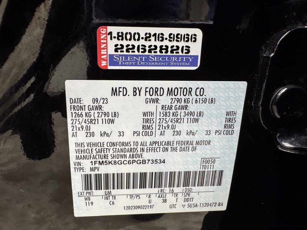 Used 2023 Ford Explorer ST w/ Equipment Group 401A AWD/4WD image 34