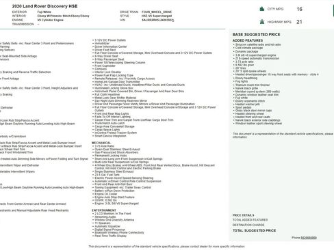 Used 2020 Land Rover Discovery HSE image 34