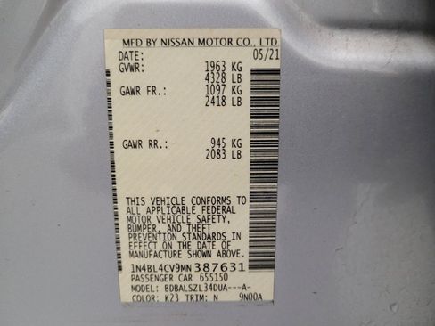 Used 2021 Nissan Altima 2.5 SR image 33