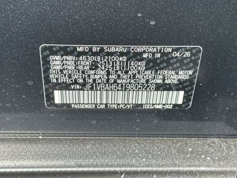 New 2026 Subaru WRX Premium AWD/4WD image 25