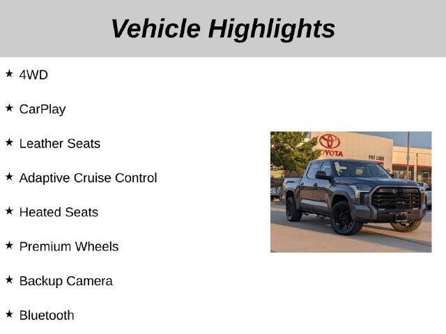 Used 2024 Toyota Tundra SR5 w/ SR5 Premium Package AWD/4WD image 5