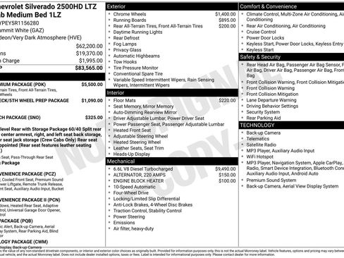Used 2024 Chevrolet Silverado 2500 LTZ w/ LTZ Premium Package AWD/4WD image 13