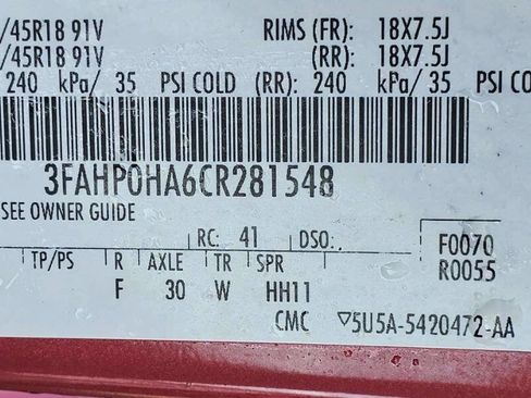 Used 2012 Ford Fusion SE image 11