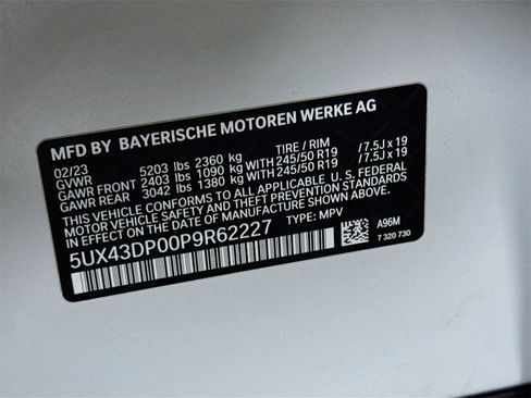 Certified 2023 BMW X3 sDrive30i image 32