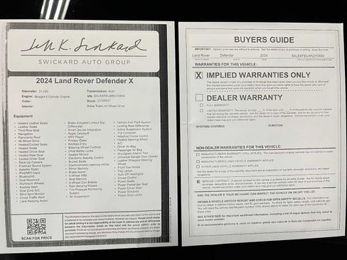 Used 2024 Land Rover Defender 130 X AWD/4WD image 43