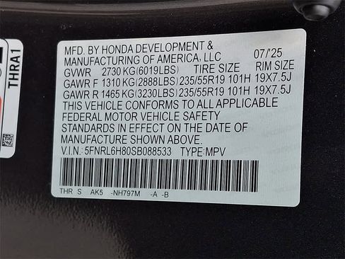 Used 2025 Honda Odyssey Touring image 32