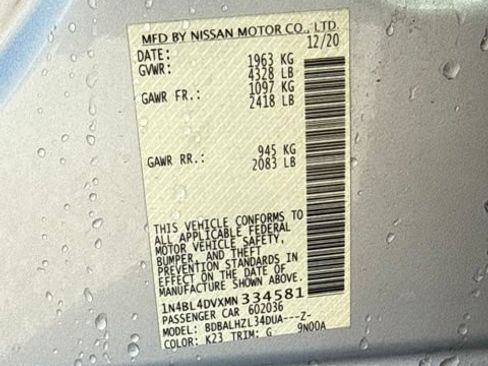 Used 2021 Nissan Altima 2.5 SV FWD image 15