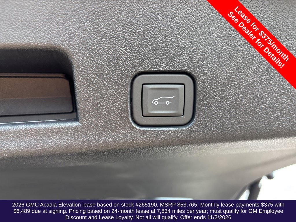 New 2026 GMC Acadia Elevation w/ Elevation Premium Package FWD image 23
