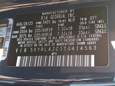 New 2026 Kia Sorento S image 14