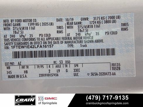 Used 2020 Ford F150 Lariat AWD/4WD image 33