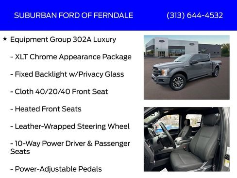Used 2020 Ford F150 XLT w/ Equipment Group 302A Luxury AWD/4WD image 9