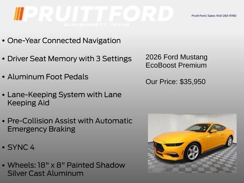 Used 2026 Ford Mustang Premium RWD image 31