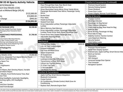 Used 2024 BMW X5 M Competition w/ Executive Package image 25