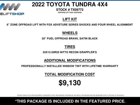 Used 2022 Toyota Tundra Platinum AWD/4WD image 2
