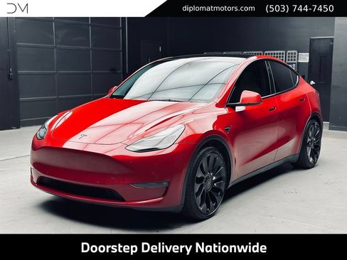 Used 2022 Tesla Model Y Performance AWD/4WD image 1