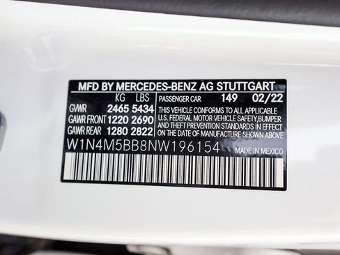 Used 2022 Mercedes-Benz GLB 35 AMG 4MATIC image 56