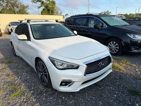 Used 2018 INFINITI Q50 Luxe w/ Essential Package (3.0T Luxe) RWD image 1