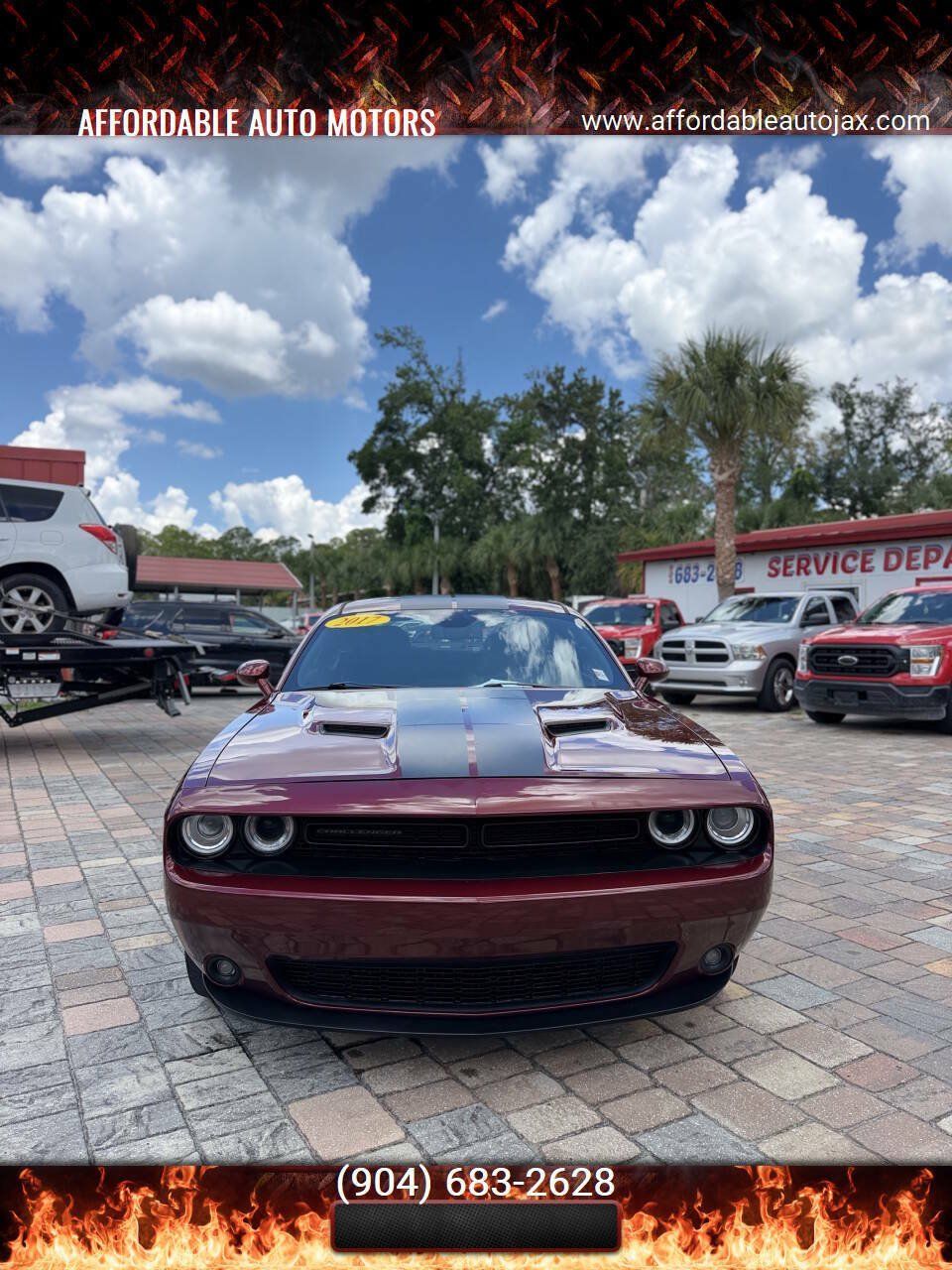 Used 2017 Dodge Challenger SXT w/ Blacktop Package RWD image 1