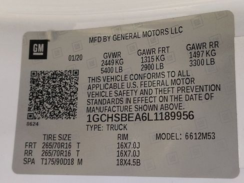 Used 2020 Chevrolet Colorado W/T w/ WT Convenience Package image 33