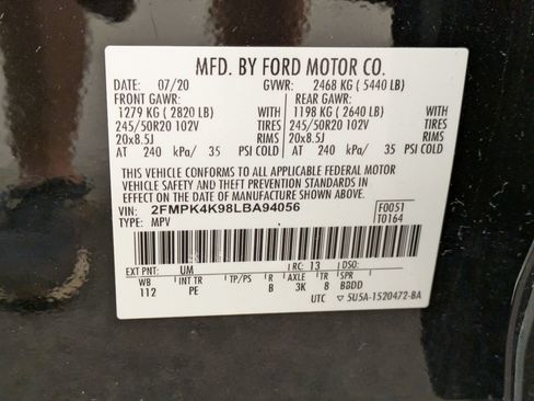 Certified 2020 Ford Edge Titanium w/ Equipment Group 301A AWD/4WD image 27