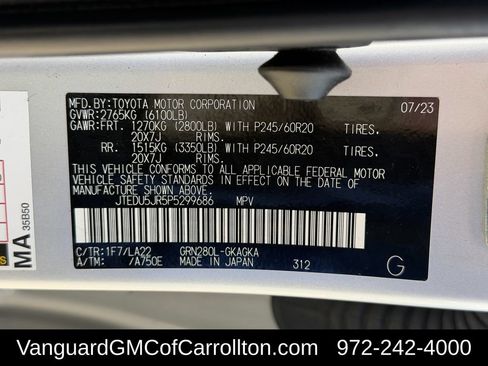 Used 2023 Toyota 4Runner Limited RWD image 34