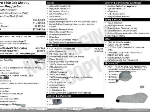 Used 2024 RAM 5500 Tradesman AWD/4WD image 64