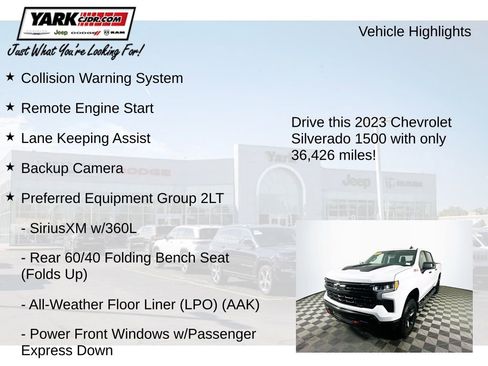 Used 2023 Chevrolet Silverado 1500 LT Trail Boss w/ Protection Package image 7