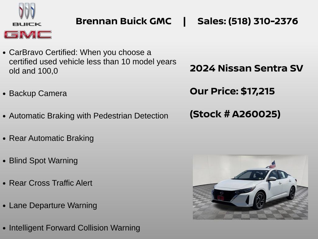 Used 2024 Nissan Sentra SV FWD image 6