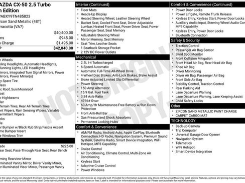 New 2026 MAZDA CX-50 Meridian Edition AWD/4WD image 38