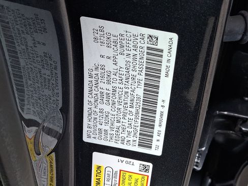 Used 2022 Honda Civic Touring image 27