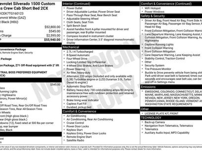 New 2026 Chevrolet Silverado 1500 Custom Trail Boss