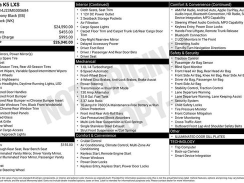 Used 2021 Kia K5 LXS image 4
