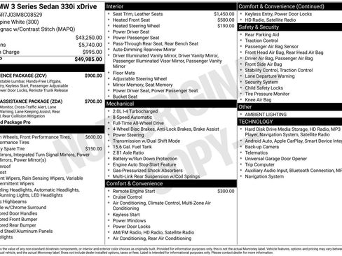 Used 2021 BMW 330i xDrive Sedan w/ Convenience Package image 19