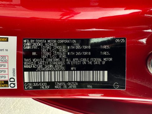 New 2025 Toyota 4Runner TRD Off-Road Premium image 34