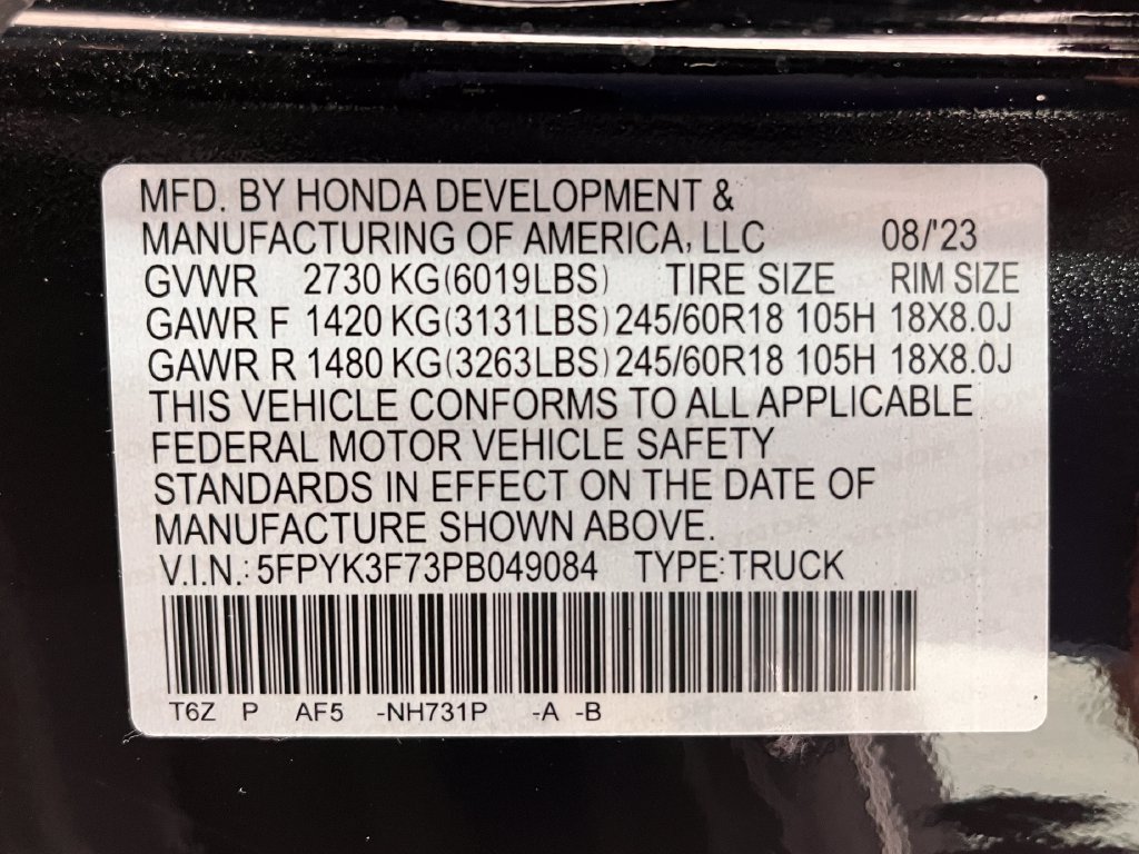 Used 2023 Honda Ridgeline RTL-E image 33