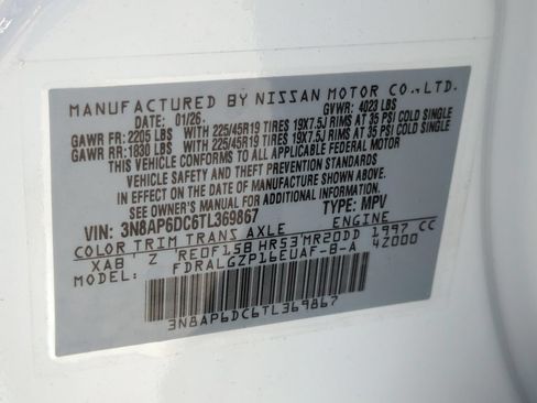 New 2026 Nissan Kicks SR w/ SR Premium Package FWD image 27
