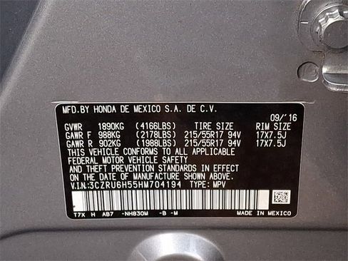 Used 2017 Honda HR-V EX image 30