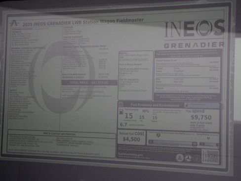 Used 2025 INEOS Grenadier Fieldmaster Edition image 22