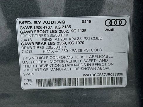 Used 2018 Audi Q3 2.0T Premium w/ Convenience Package image 32