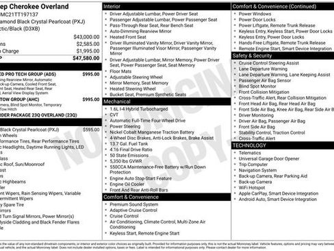New 2026 Jeep Cherokee Overland w/ Trailer Tow Group image 2