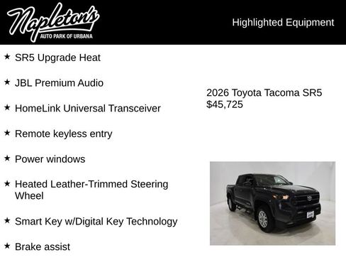 Used 2026 Toyota Tacoma SR5 image 15