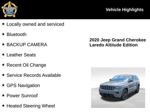 Used 2020 Jeep Grand Cherokee Altitude RWD image 2