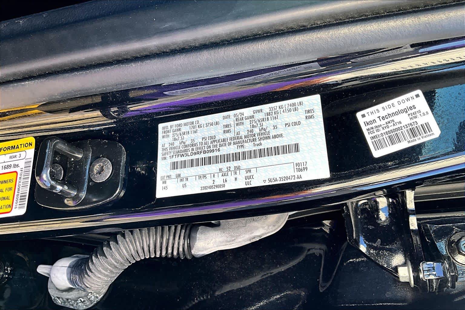 Certified 2024 Ford F150 XLT w/ Equipment Group 302A MID AWD/4WD image 34
