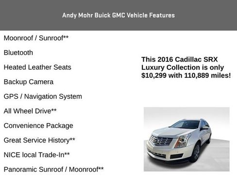 Used 2016 Cadillac SRX Luxury w/ Driver Awareness Package AWD/4WD image 4