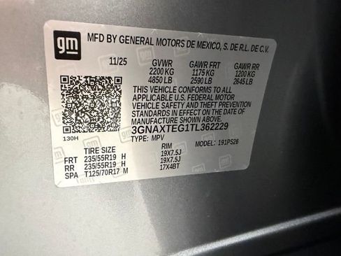 Certified 2026 Chevrolet Equinox RS w/ Convenience Package III AWD/4WD image 23